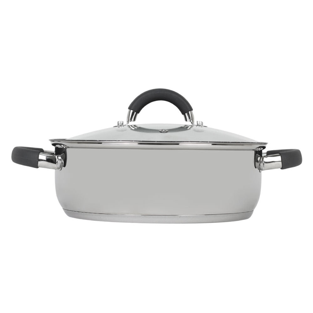 Cacerola con antiadherente mármol gris 5.1 L Qualité