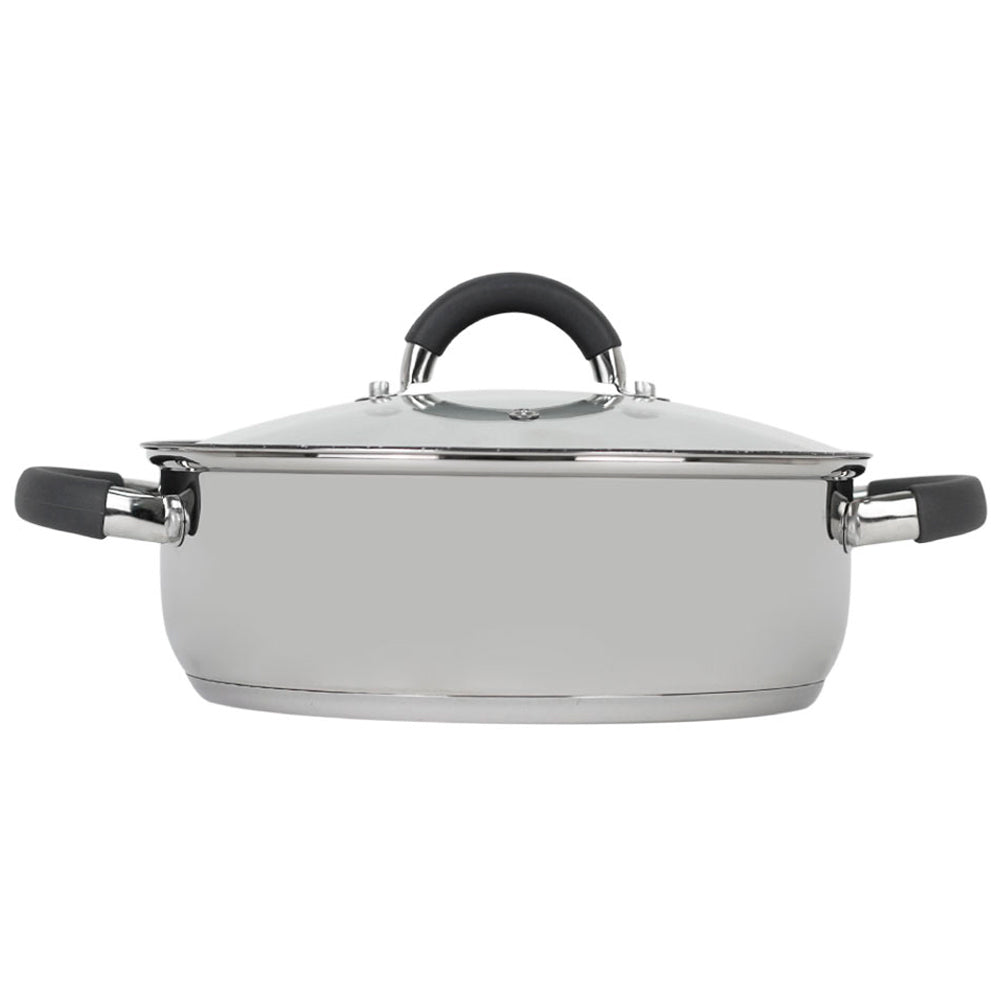 Cacerola con antiadherente mármol gris 6.2 L Qualité