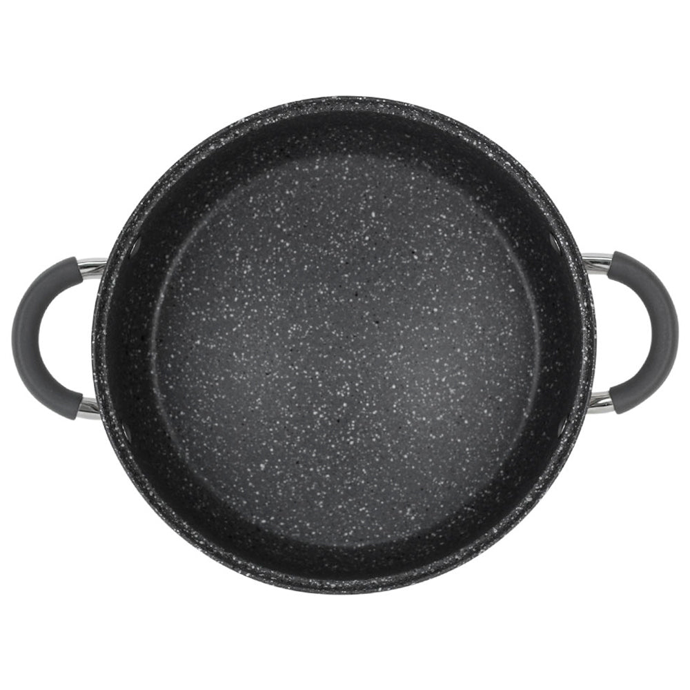 Cacerola con antiadherente mármol gris 6.2 L Qualité