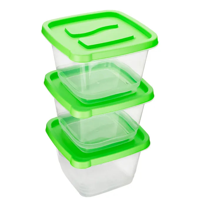 Juego de contenedores de plástico 3 piezas 200-8032 Home Sweet Home