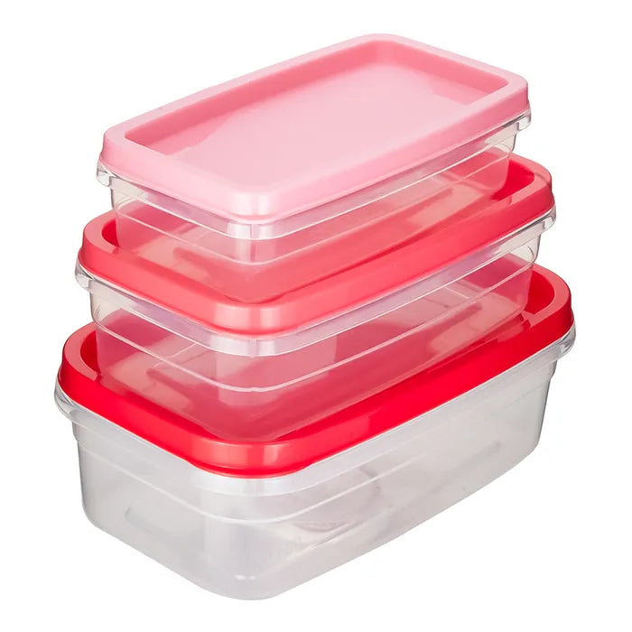 Juego de contenedores de plástico 3 piezas 200-9033-60 Home Sweet Home