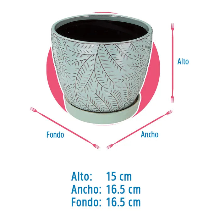 Maceta de cemento ATA0512 Home Sweet Home