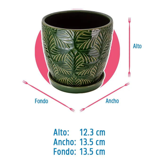 Maceta de cemento ATA0517 Home Sweet Home