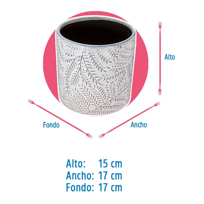 Maceta de cemento ATA0519 Home Sweet Home