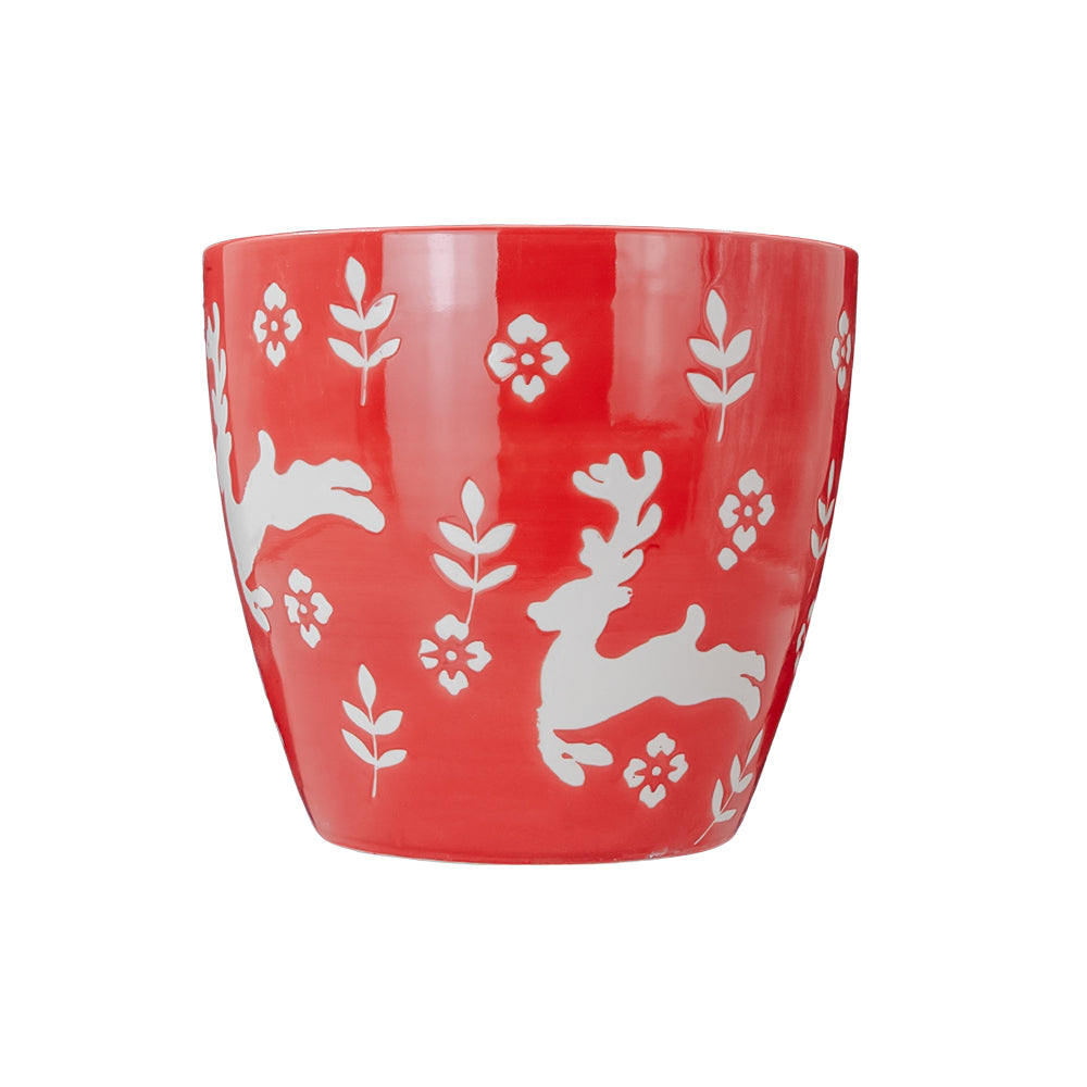 Maceta de cerámica de 13.5 cm x 12.5 cm 3649 Home Sweet Home