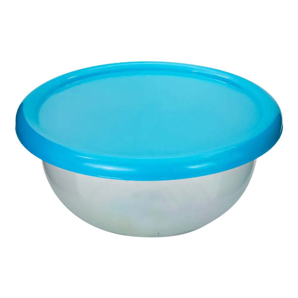 Tazón redondo de plástico con tapa 2 L 008035 Kitchen Pro