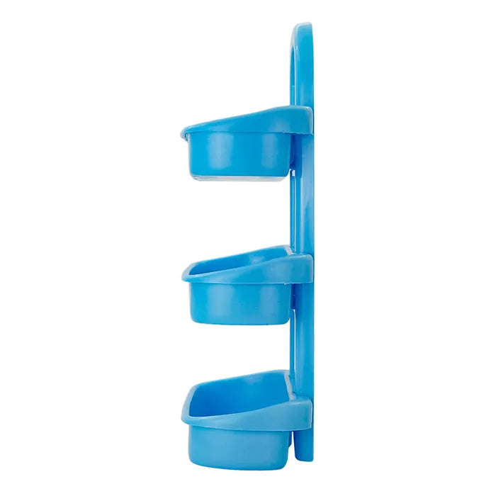 Organizador para baño de plástico 3 estantes 011002 Home Pro
