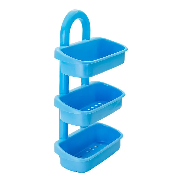 Organizador para baño de plástico 3 estantes 011002 Home Pro