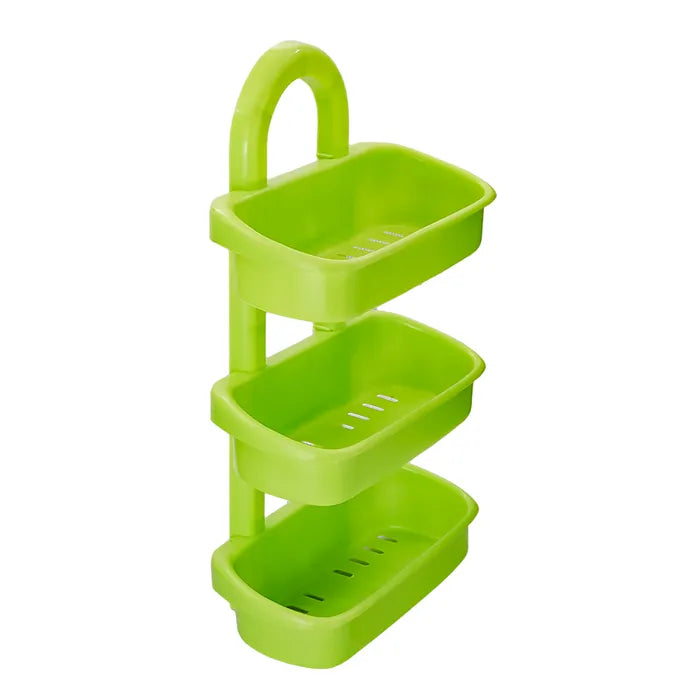 Organizador para baño de plástico 3 estantes 011002 Home Pro
