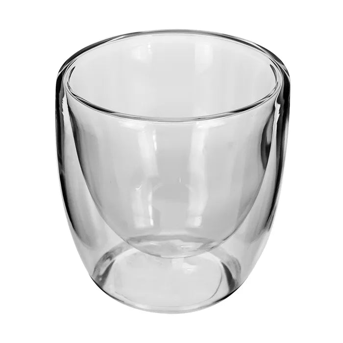 Juego de 2 vasos de vidrio de doble pared 100 ml BG18 Home Sweet Home