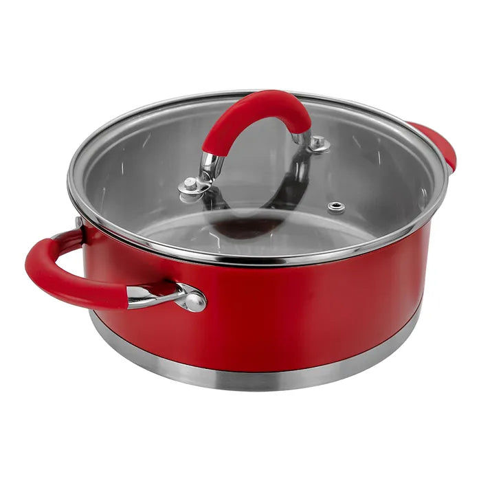 Olla de acero inoxidable con tapa 2 L AS19 Qualité