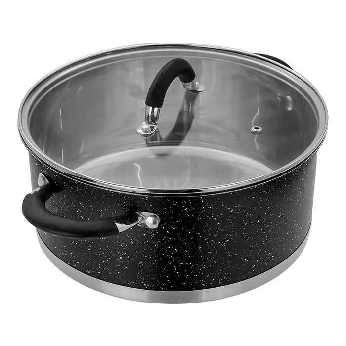 Olla de acero inoxidable con tapa 5 L AS22 Qualité