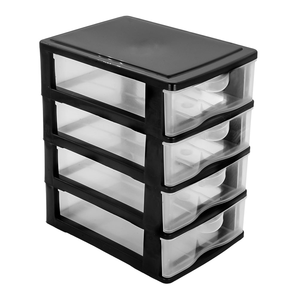 Cajonero de escritorio de plástico 4 gabinetes 011008 Home Pro