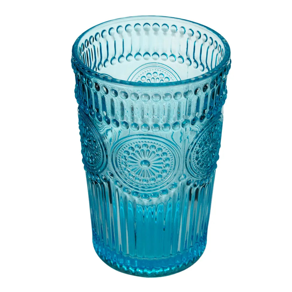 Vaso de vidrio con relieve 355 ml ATH-7 Home Sweet Home