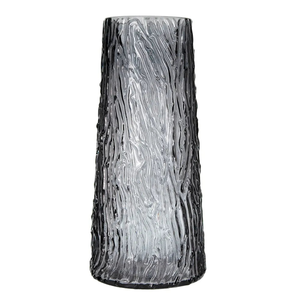 Florero de vidrio con relieve 6.9 x 21.4 cm ATH-750 Home Sweet Home