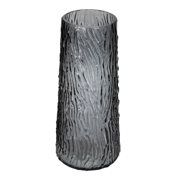Florero de vidrio con relieve 6.9 x 21.4 cm ATH-750 Home Sweet Home