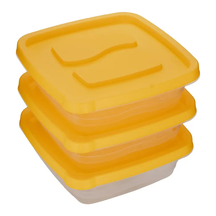 Juego de 3 contenedores plástico 850 ml 200-8031 Home Sweet Home