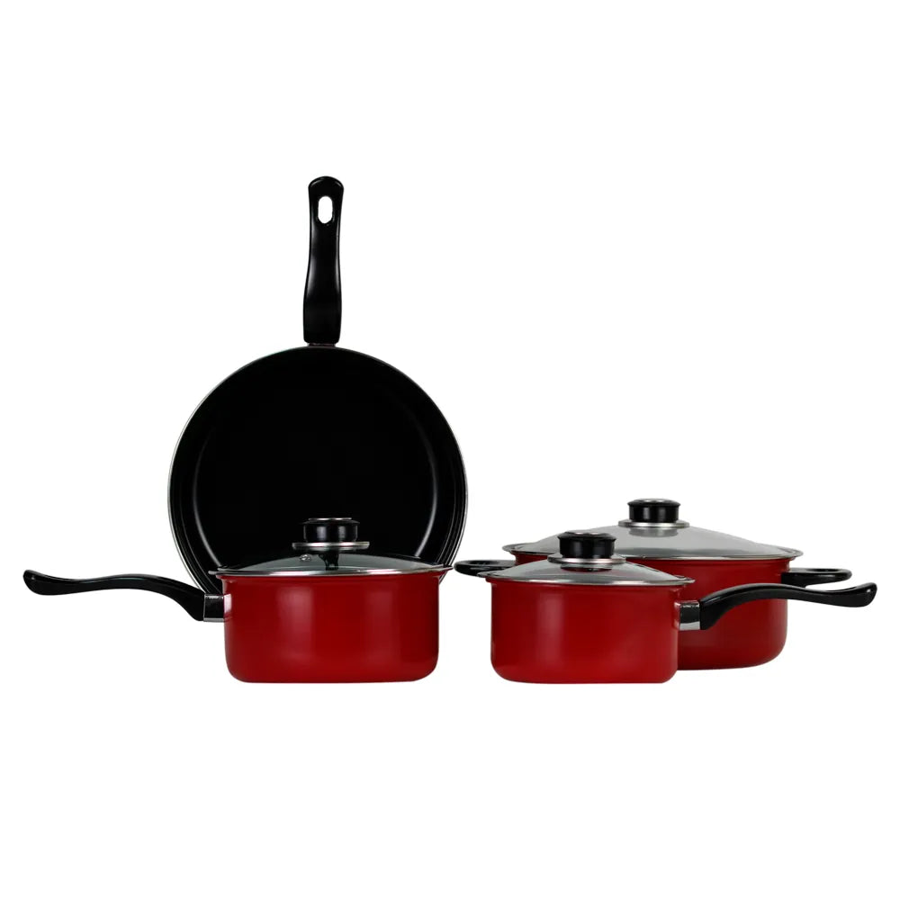 Batería de cocina de acero al carbón 7 piezas KSA