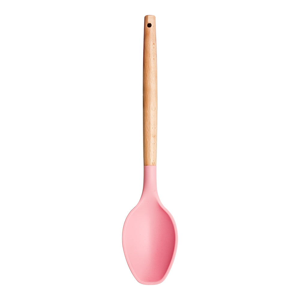 Cuchara de madera y punta de silicón varios colores ATU03E Home Sweet Home