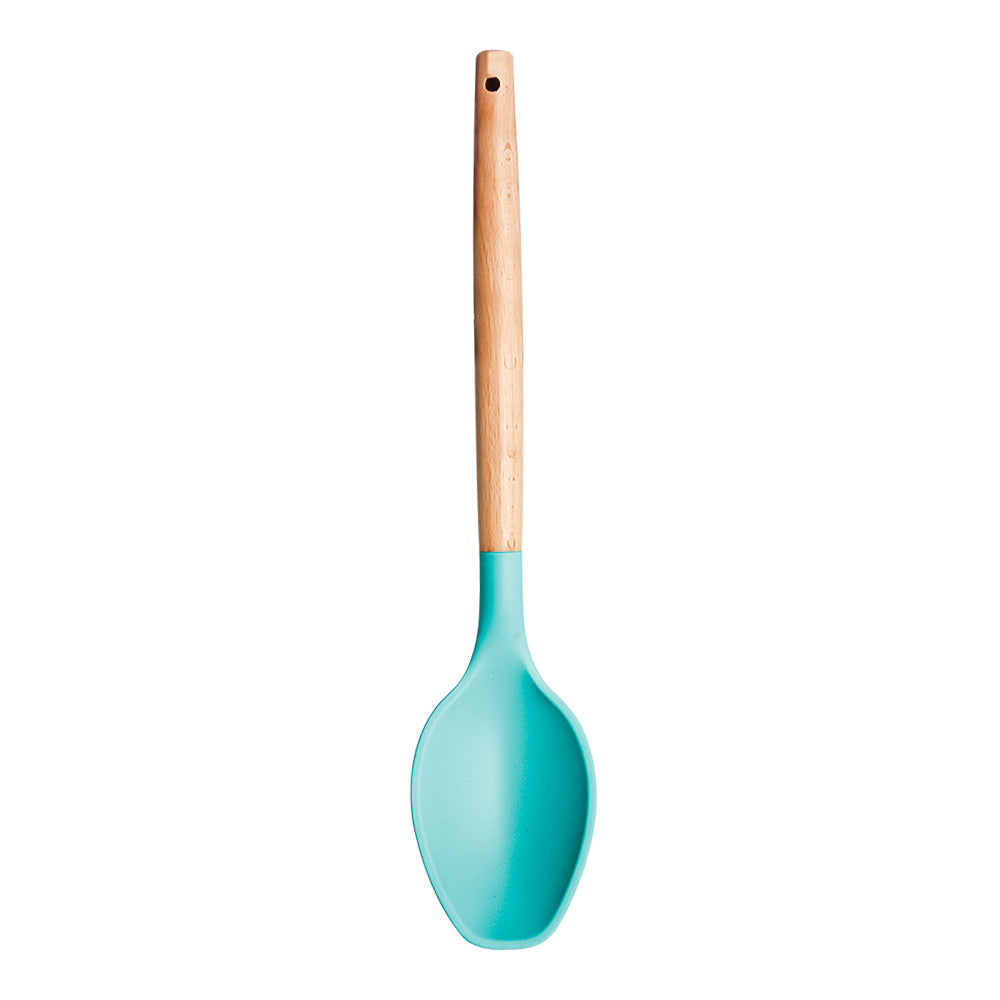 Cuchara de madera y punta de silicón varios colores ATU04D Home Sweet Home