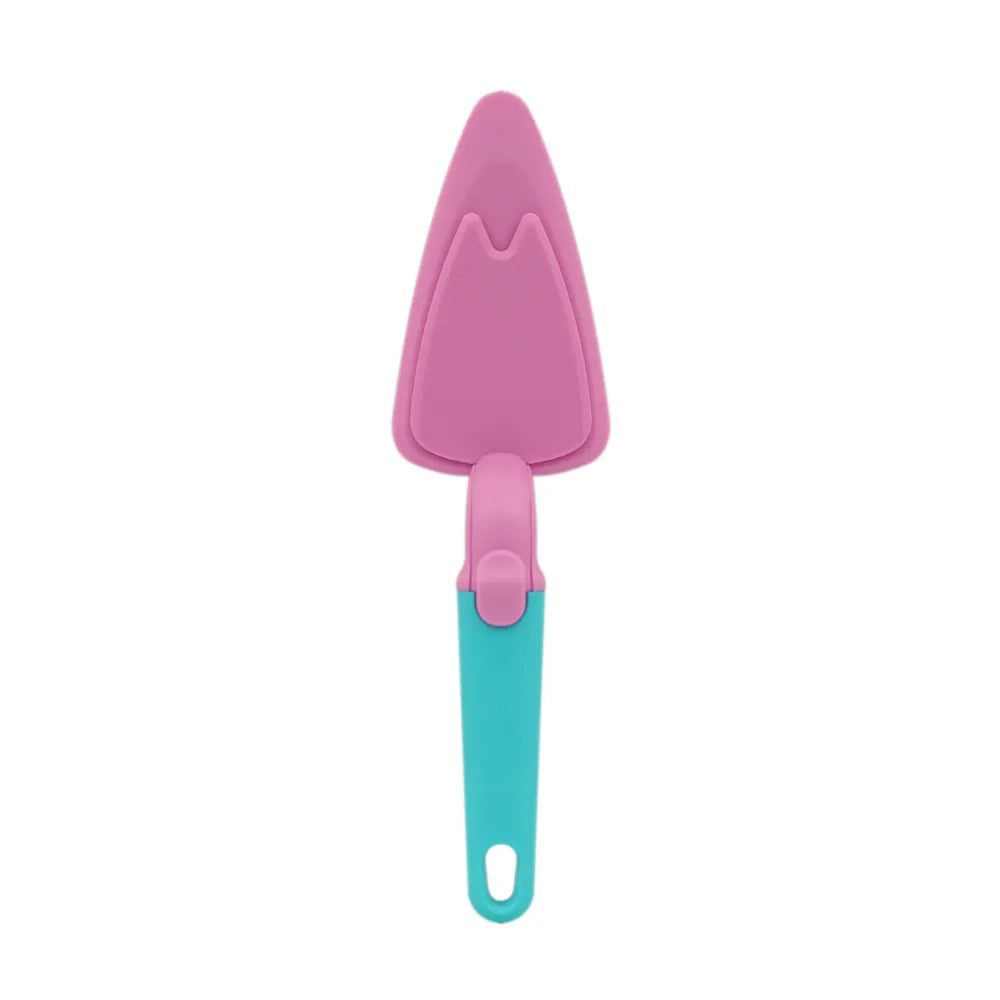 Espátula para pastel con servidor deslizante