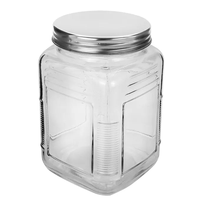 Contenedor de vidrio con tapa de aluminio 800 ml ATA321 Home Sweet Home