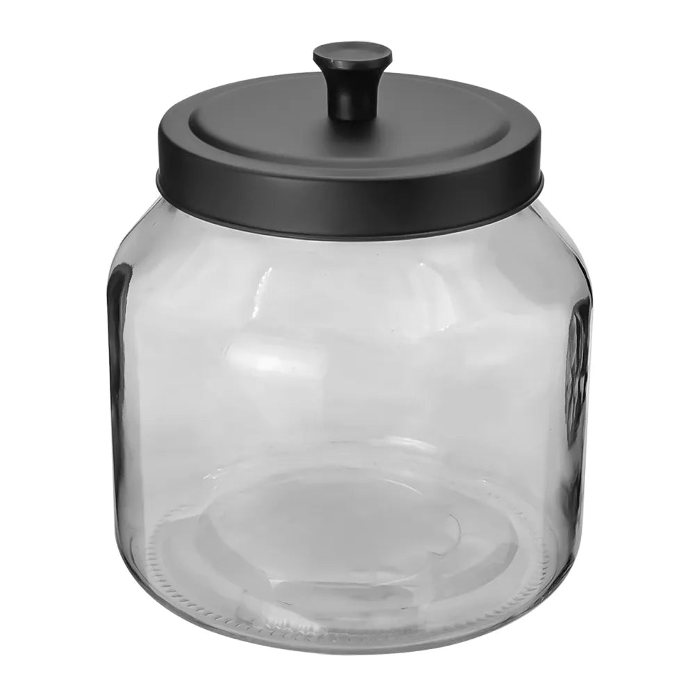 Contenedor circular de vidrio con tapa 2.2 L ATA32 Home Sweet Home