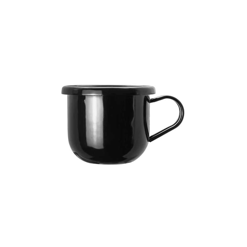 Taza de peltre del No. 7 Profundo Negro Macuira
