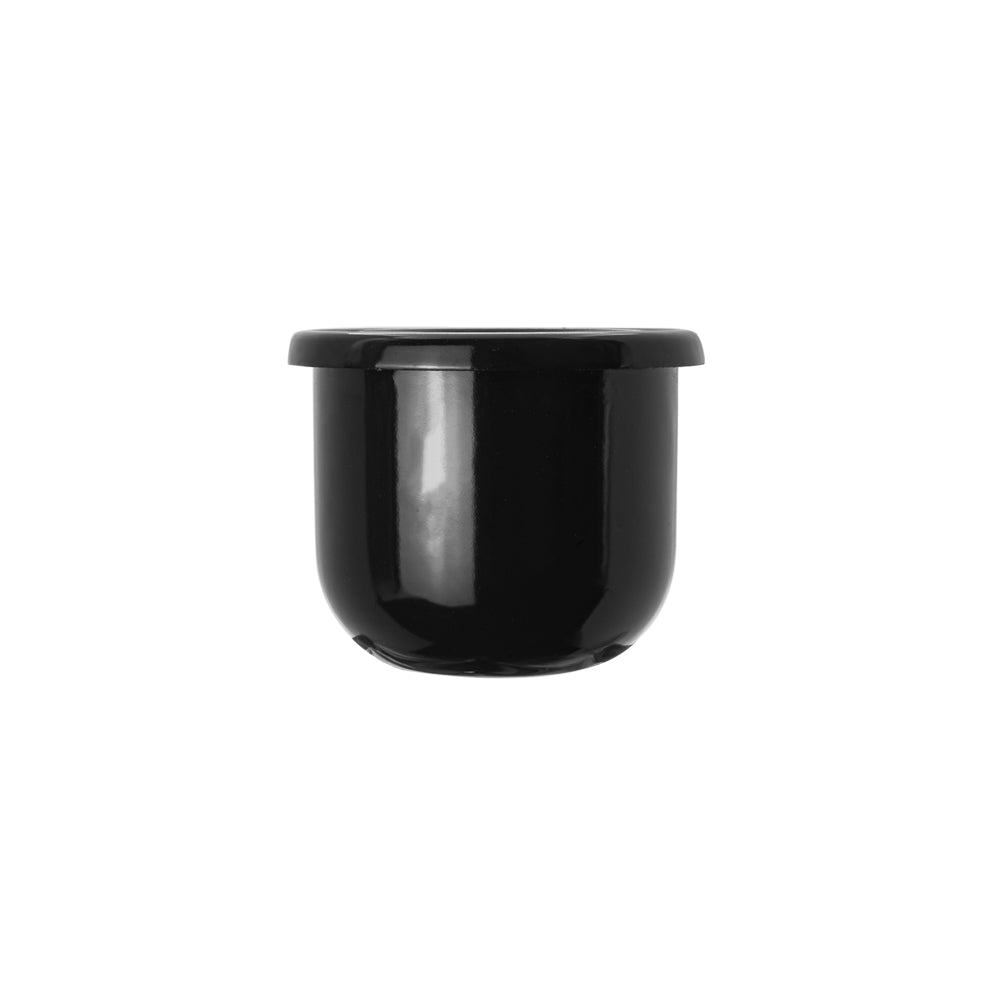 Taza de peltre del No. 7 Profundo Negro Macuira
