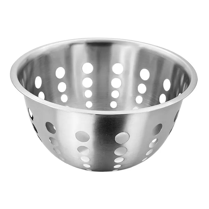 Canasta para frutas de acero inoxidable con perforaciones grandes 25 cm 16271 Home Sweet Home