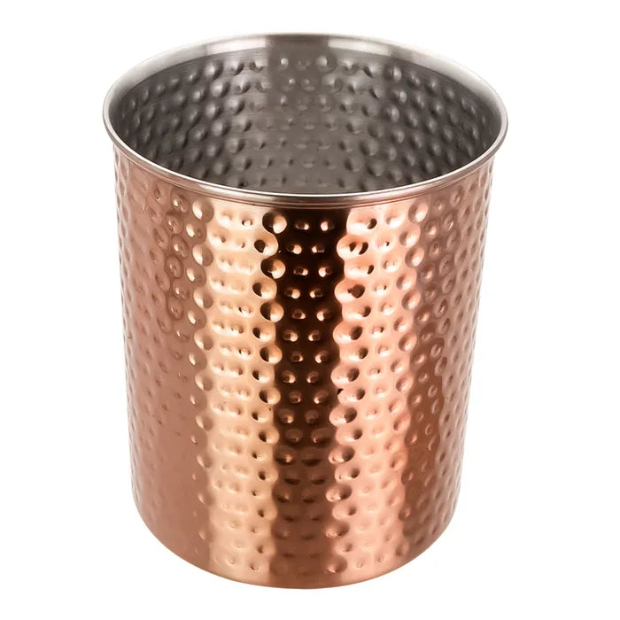 Contenedor de acero inoxidable martillado 13 cm 98052 Home Sweet Home