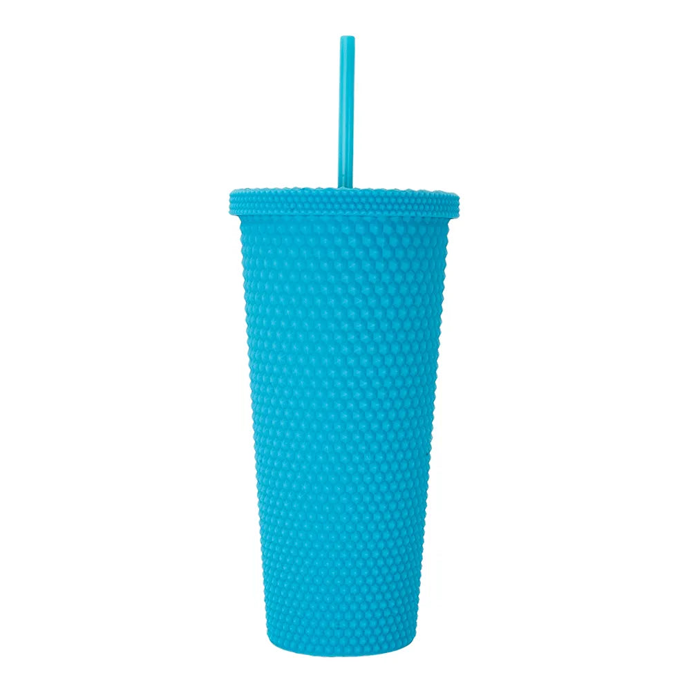Vaso con tapa y popote de polipropileno 710 ml WB2251022 Home Sweet Home