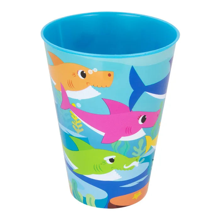 Vaso de plástico de 430 ml Baby Shark Stor