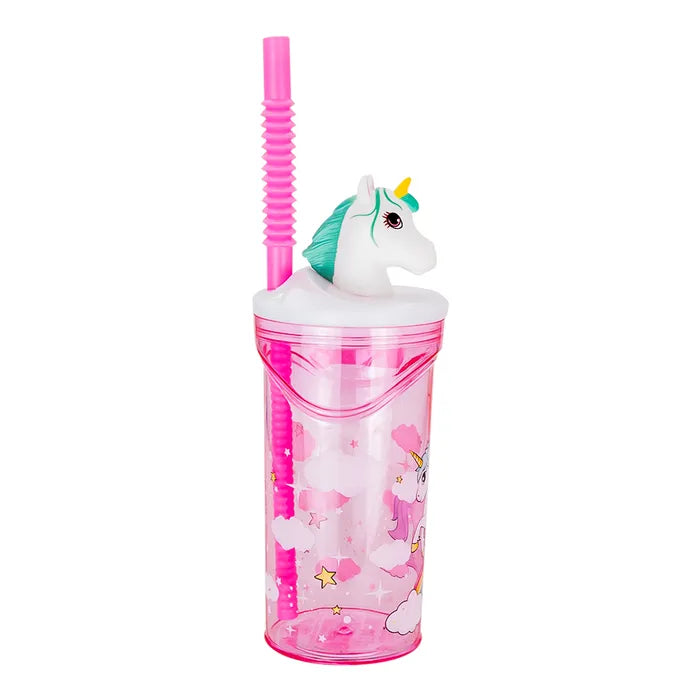 Vaso de plástico con figura 360 ml Unicorn rang Stor