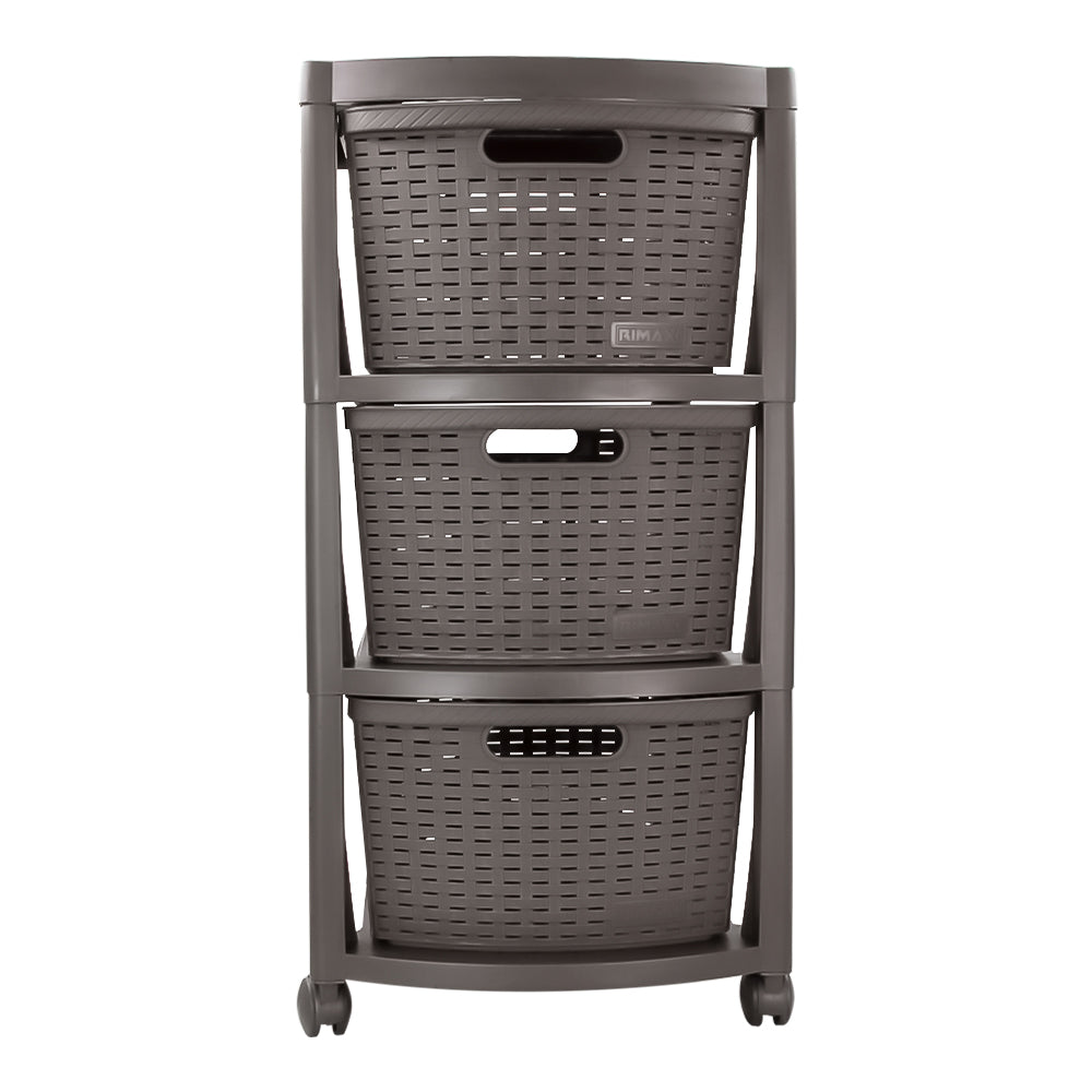Cajonero de plástico rattan 13355 Rimax