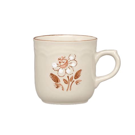 Taza de ceramica flor de otono Santa Anita. MOD. 3267 (24)