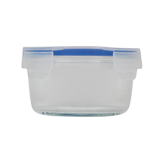 Recipiente hermético circular vidrio 370 ml
