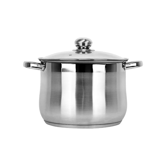 Olla alta de acero inoxidable acabado espejo 5.5 L