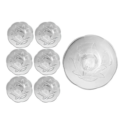 Juego de tazones de vidrio para ensalada 7 piezas MAXIM Glassware