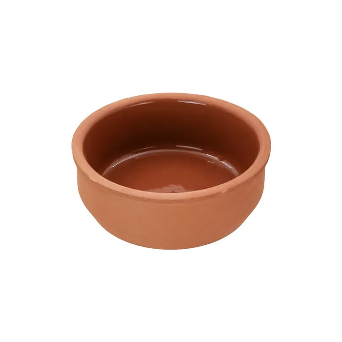 Tazón redondo de barro con esmalte en interior para hornear 12 x 4 cm Viapot