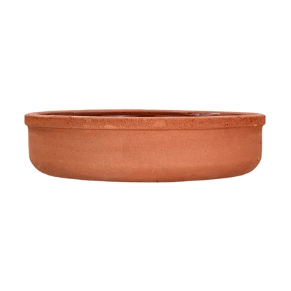 Tazón redondo de barro con esmalte en interior para hornear 13 x 3 cm Viapot