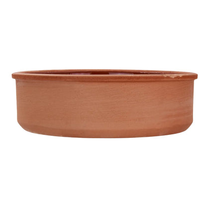 Tazón redondo de barro con esmalte en interior para hornear 19 x 5.9 cm Viapot