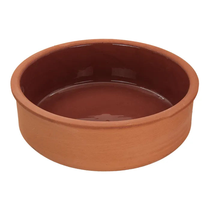 Tazón redondo de barro con esmalte en interior para hornear 19 x 5.9 cm Viapot