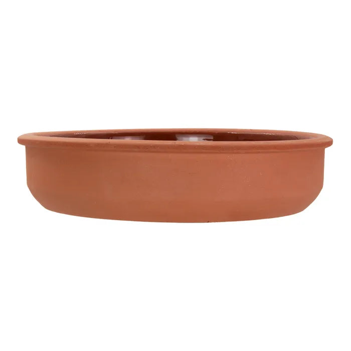 Tazón redondo de barro con esmalte en interior para hornear 19 x 4 cm Viapot