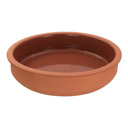 Tazón redondo de barro con esmalte en interior para hornear 19 x 4 cm Viapot