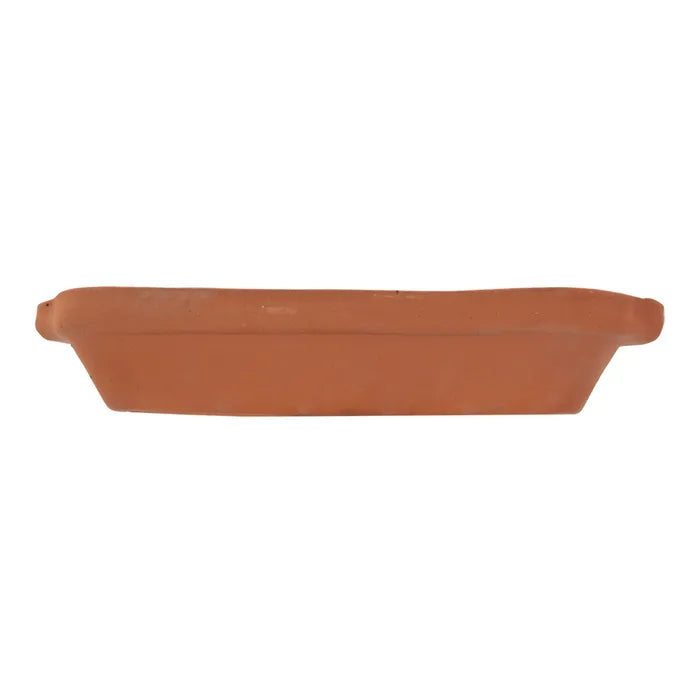 Charola rectangular de barro con esmalte en interior 23 x 13 x 4 cm Viapot