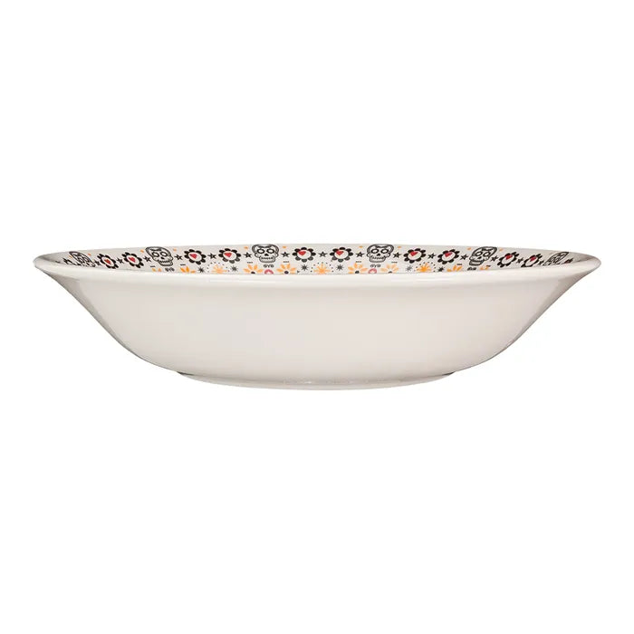 Plato hondo de cerámica calavera corazón 587.3CC Corona