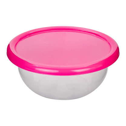 Tazón redondo de plástico con tapa 2 L 008035 Kitchen Pro
