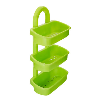 Organizador para baño de plástico 3 estantes 011002 Home Pro