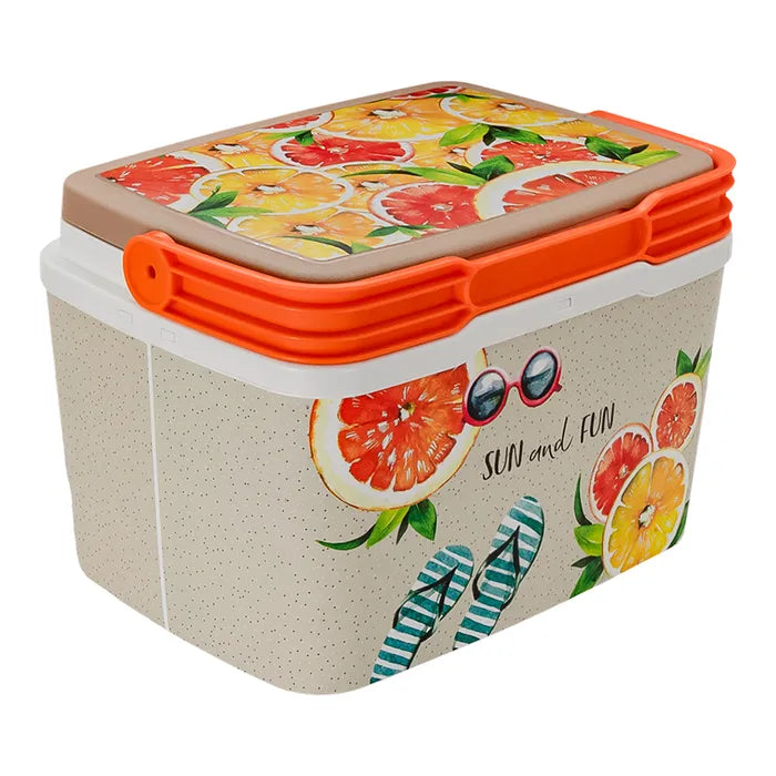 Hielera rígida de plástico decorado frutal de 5 L 34003 Chef Market